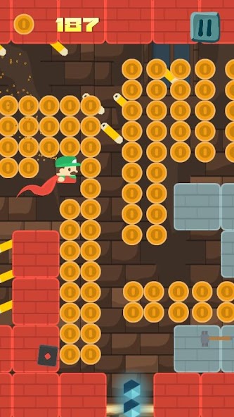 Running Brickman Mod Screenshot 2