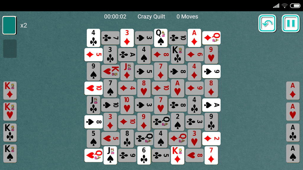 Crazy Quilt Solitaire Screenshot 2