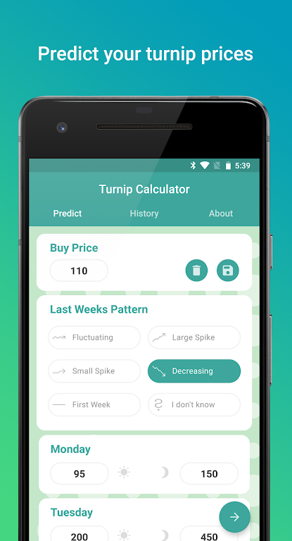 Turnip Calculator for ACNH Screenshot 1 