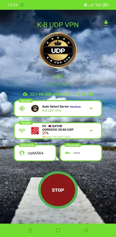 KB udp vpn Screenshot 3