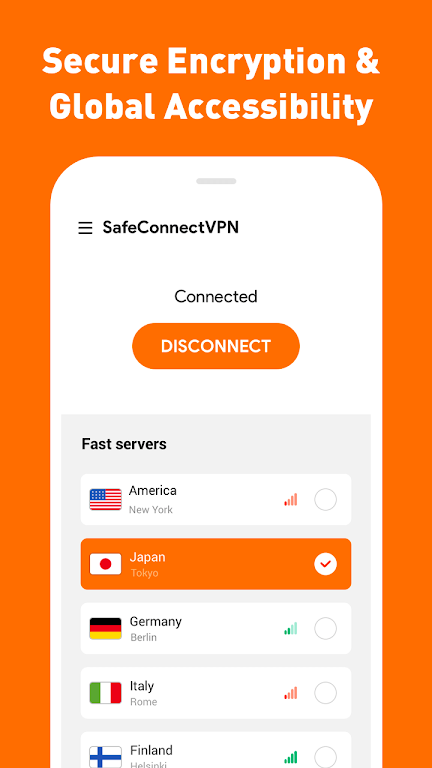 SafeConnectVPN Screenshot 2 