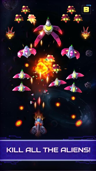 Neonverse: Invaders Shoot'EmUp Mod Screenshot 1 