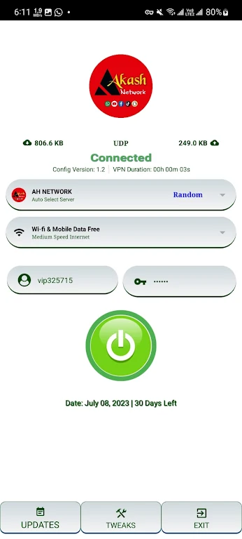 AKASH NetWork Lite - Safe VPN Screenshot 2 