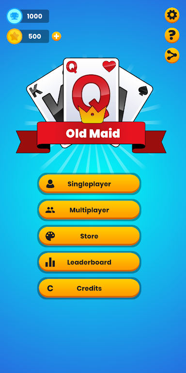 Old Maid - Card Game Screenshot 1