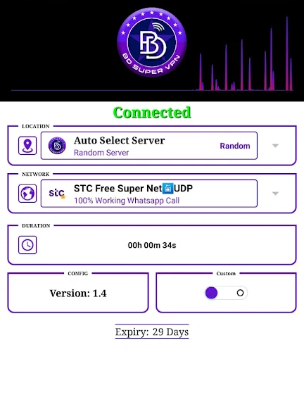 BD SUPER VPN Screenshot 1 