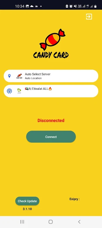 Candy Card vpn Screenshot 1