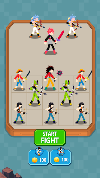 Stickman Warriors - Merge Hero Mod Screenshot 2