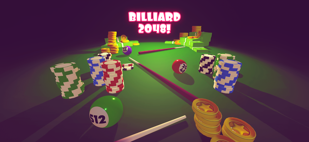 Billiard 2048: Pushing Master Mod Screenshot 1 