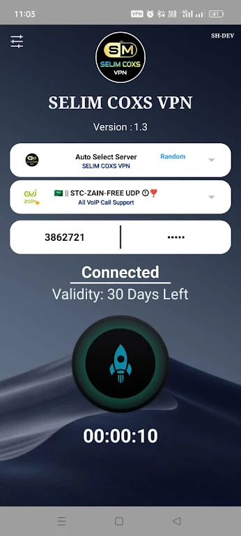 SELIM COXS VPN Screenshot 1