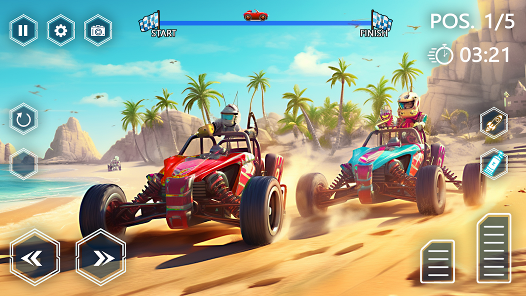 Buggy Racing: Kart Race 3D Mod Screenshot 1 