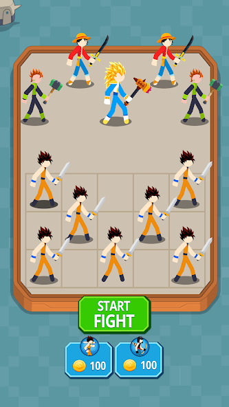 Stickman Warriors - Merge Hero Mod Screenshot 3