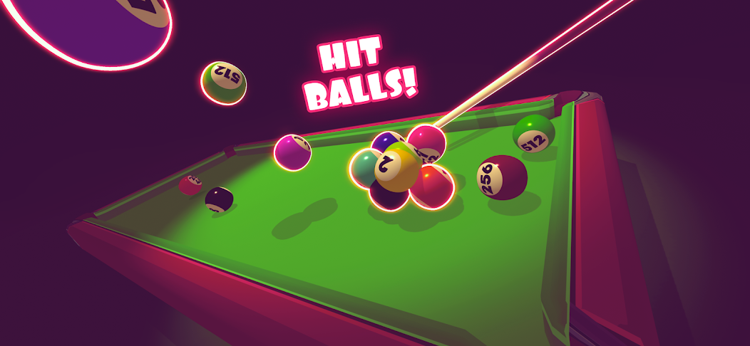 Billiard 2048: Pushing Master Mod Screenshot 2 