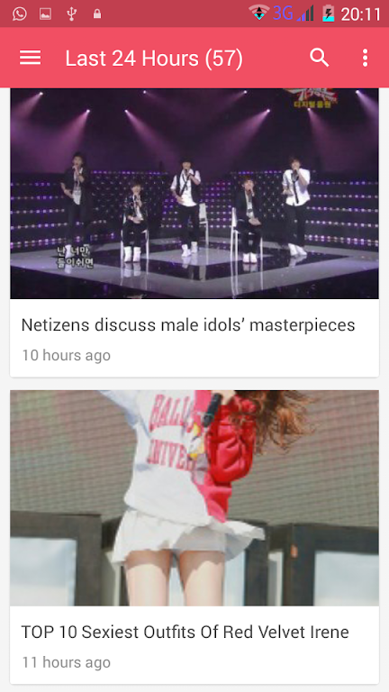 KPOP News Screenshot 2