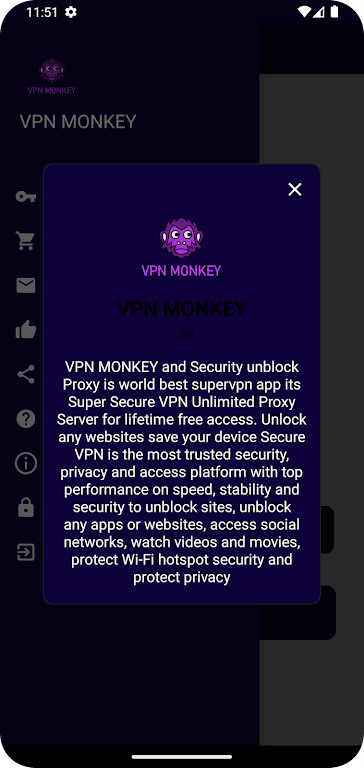 vpn monkey — private proxy Screenshot 3