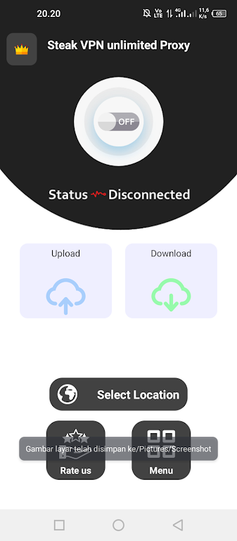 Steak VPN Unlimited Proxy Screenshot 2 