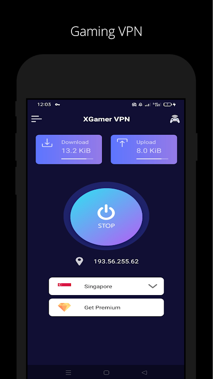 XGamer VPN: Pro Gaming VPN Screenshot 1 