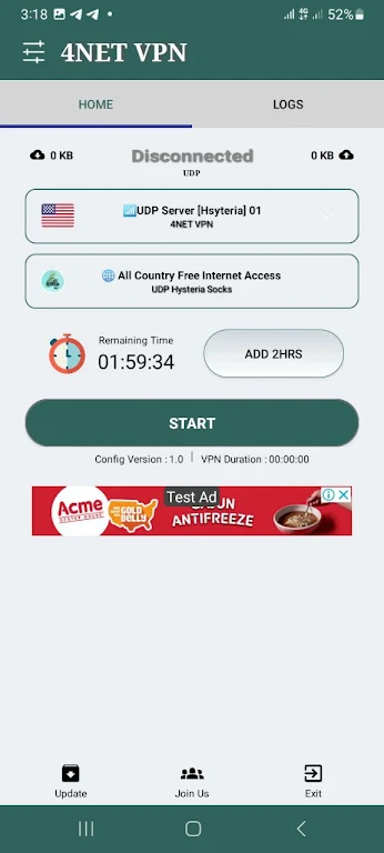 4NET VPN - Fast & Secure Screenshot 1 