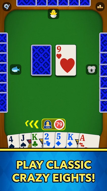 Crazy Eights Screenshot 1