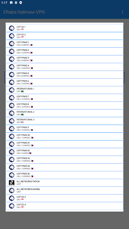 Eftabs Halimaw VPN Screenshot 2 