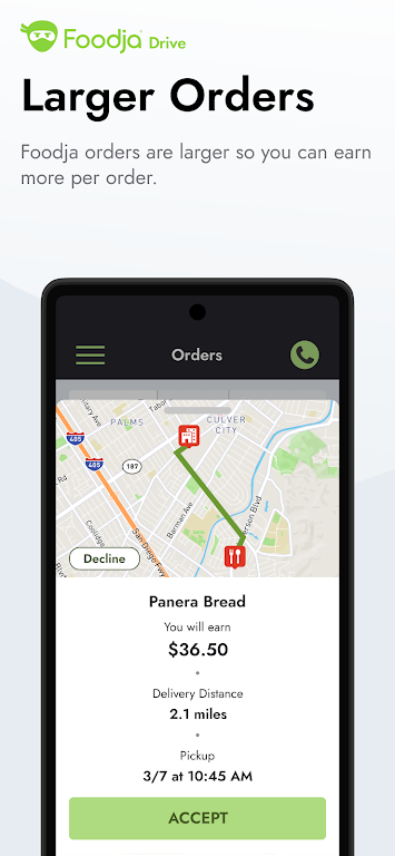 Foodja Drive Screenshot 2 