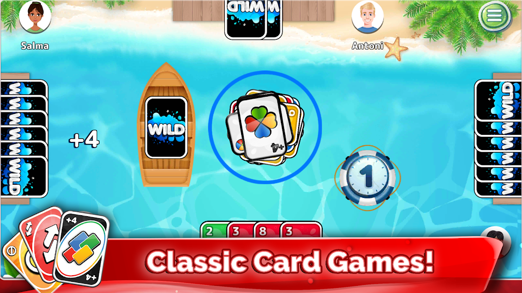 Crazy 8s Online Card Game Screenshot 1 