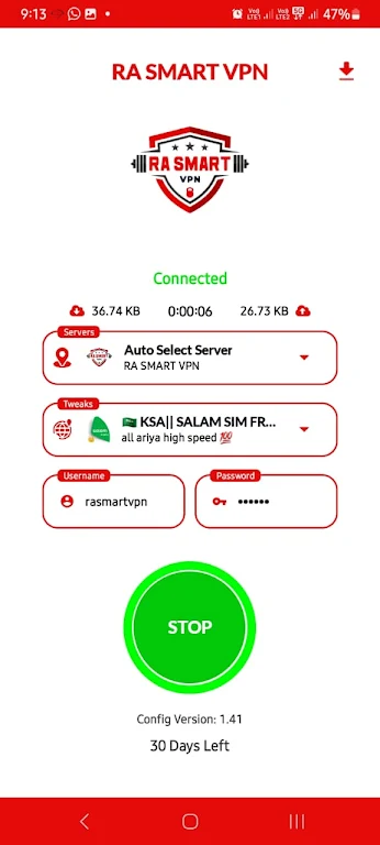 RA SMART VPN Screenshot 1