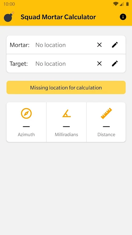 Squad Mortar Calculator Screenshot 2