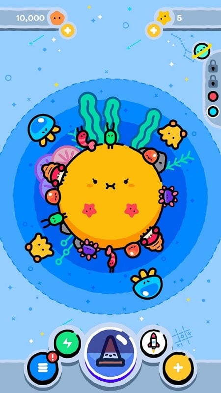 Idle Pocket Planet Screenshot 1