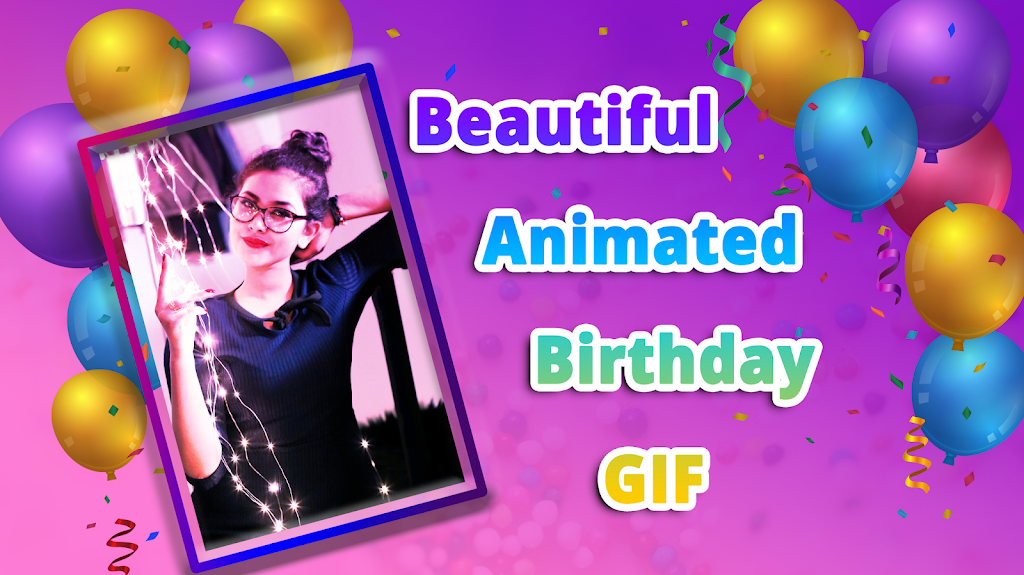 Birthday GIF With Name and Photo Screenshot 1 