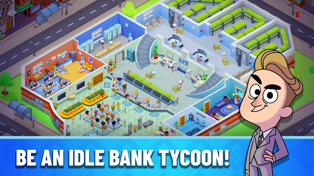 Idle Bank Tycoon: Money Empire Mod Screenshot 1 