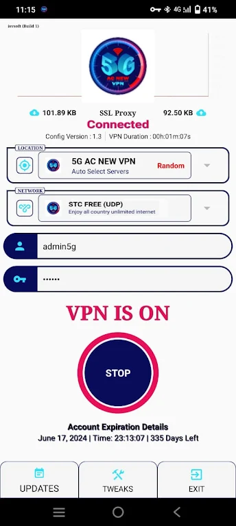 5G AC NEW VPN Screenshot 2 