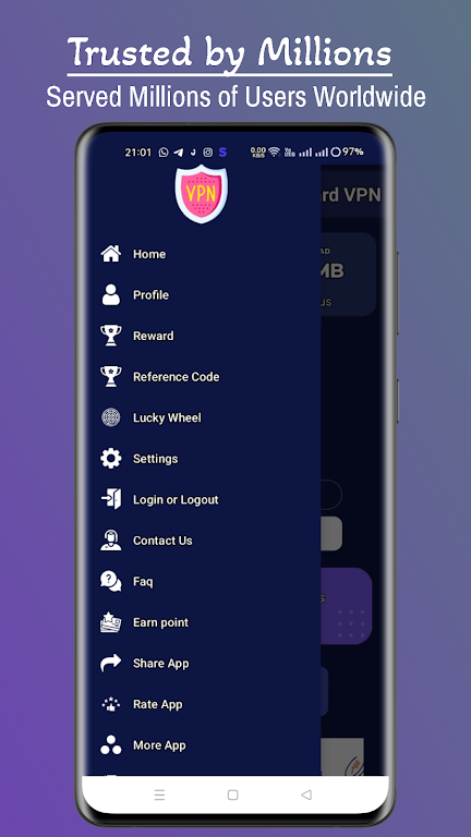 VPN Reward App Screenshot 3