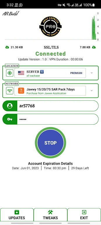 ARAF EXPRESS PRO - Secure VPN Screenshot 3