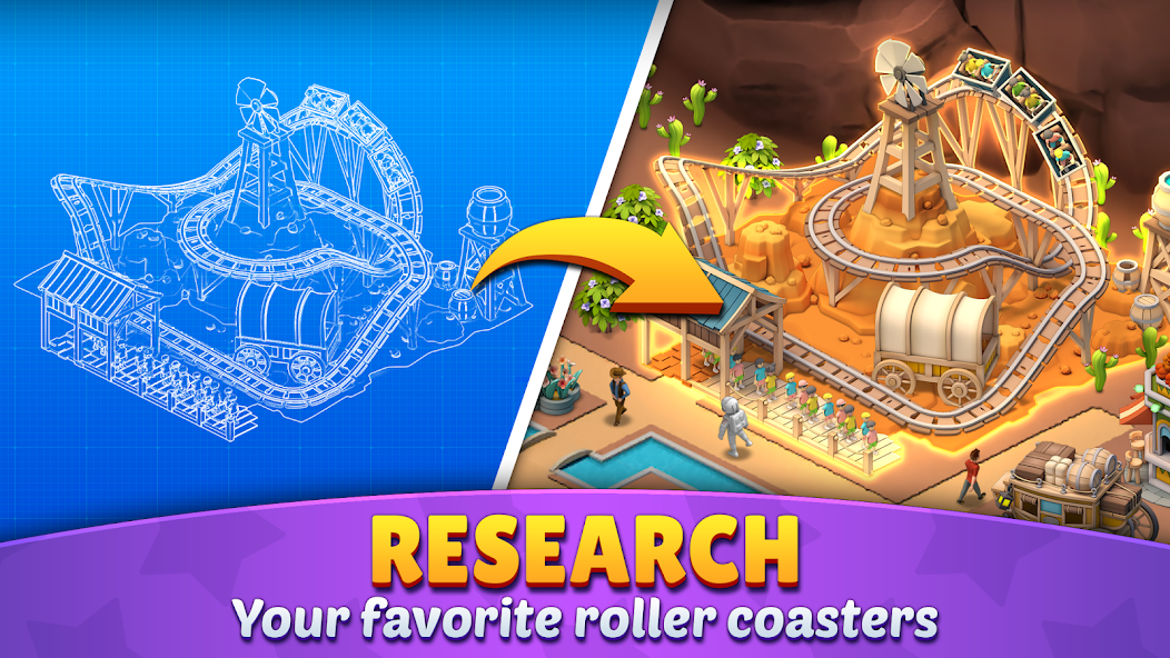 Roller Coaster Life Theme Park Mod Screenshot 4