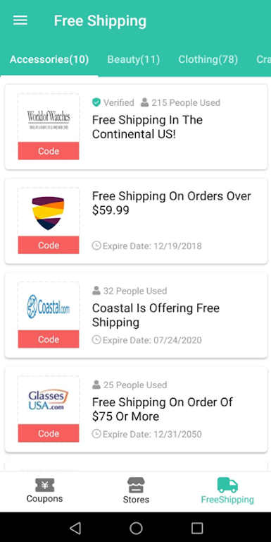 CouponBirds - Coupons, Promo Codes & Deals Screenshot 3