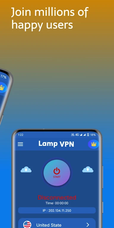 Lamp VPN - Fast & Stable VPN Screenshot 2