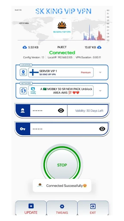 SK KING VIP VPN Screenshot 4 