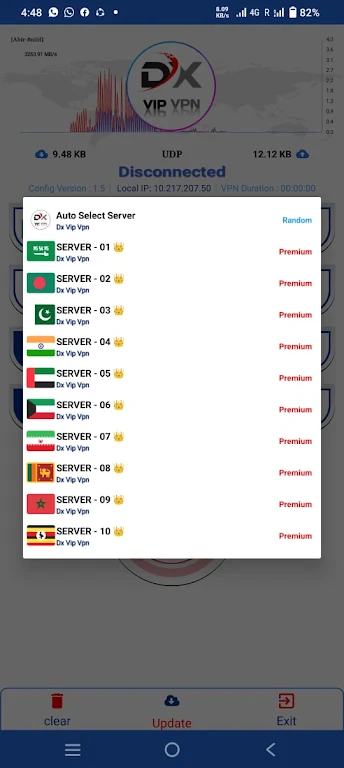 Dx Vip Vpn Fast & Secure Screenshot 3 
