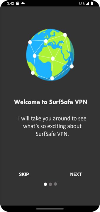 SurfSafe VPN: Student Friendly Screenshot 1