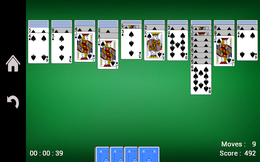 Spider Solitaire Screenshot 3