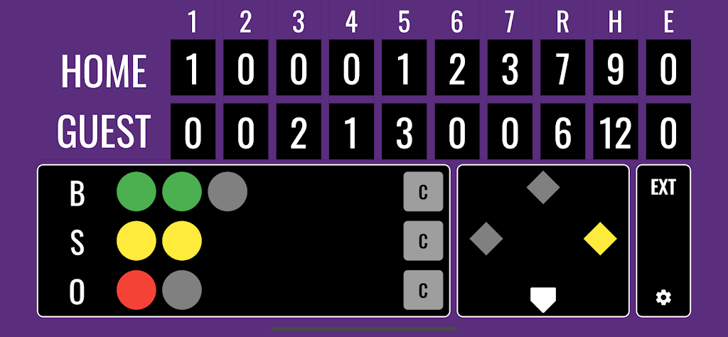 Softball Scoreboard Screenshot 3 