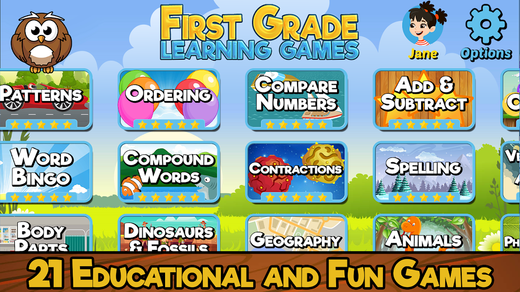 First Grade Learning Games Mod Screenshot 1 