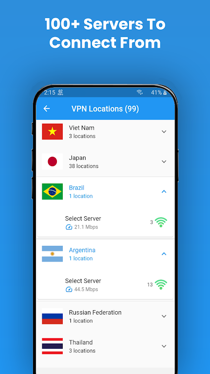 BlueShield VPN - Secure Proxy Screenshot 2 