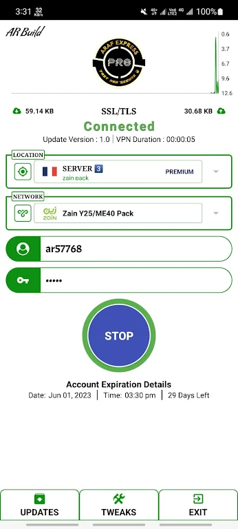 ARAF EXPRESS PRO - Secure VPN Screenshot 2