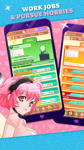 Crush Crush - Idle Dating Sim Mod Screenshot 3 