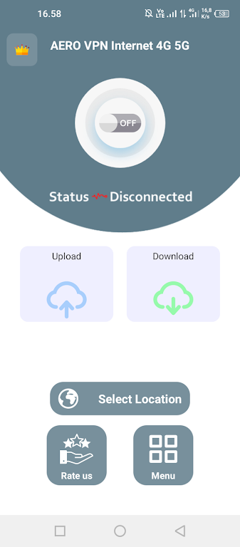 AERO VPN Internet 4G 5G Screenshot 1 