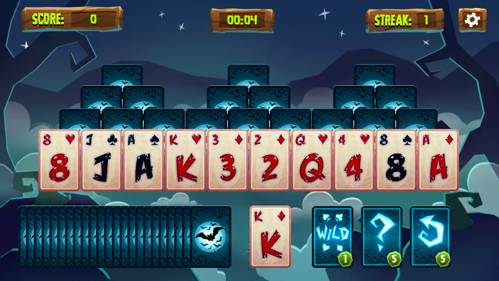 Halloween Solitaire Tripeaks Screenshot 2 