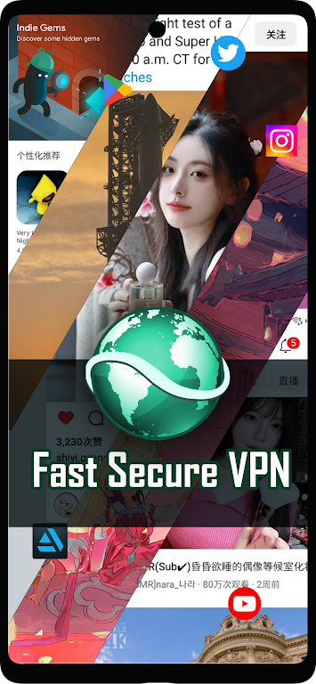 Fast Secure VPN Legend Screenshot 1 