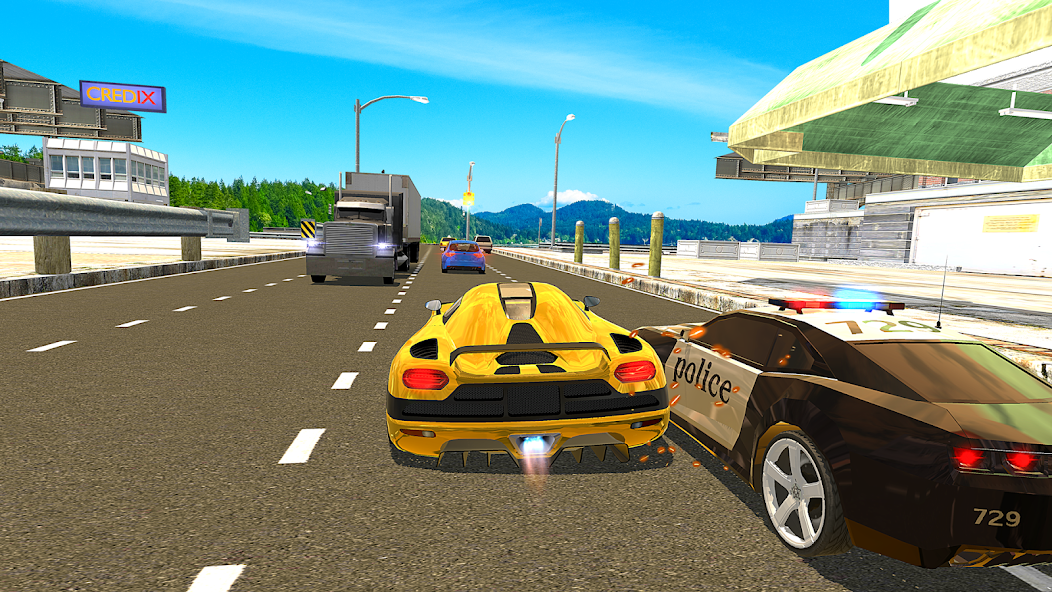 Highway Rider - Endless Drive Mod Screenshot 2