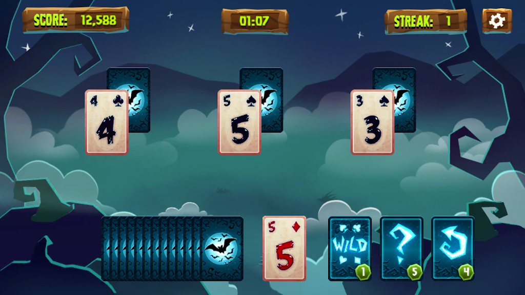 Halloween Solitaire Tripeaks Screenshot 3 